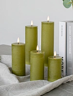 flickering candles
